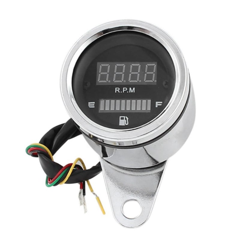 Waterproof Digital Voltmeter Ammeter Real Time Battery Voltage Gauge for 12V Motorcycle - Image 2