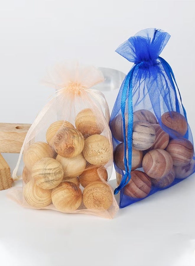 ميني خيوط السحب أكياس أورغانزا، حفل الزفاف تفضل حقيبة هدية، الشوكولاته الشبكة الحلوى هدية المجوهرات أورغانزا حقيبة، كيس أكياس أورغانزا الصغيرة (خلط اللون 2.7x3.5 بوصة) - Image 2