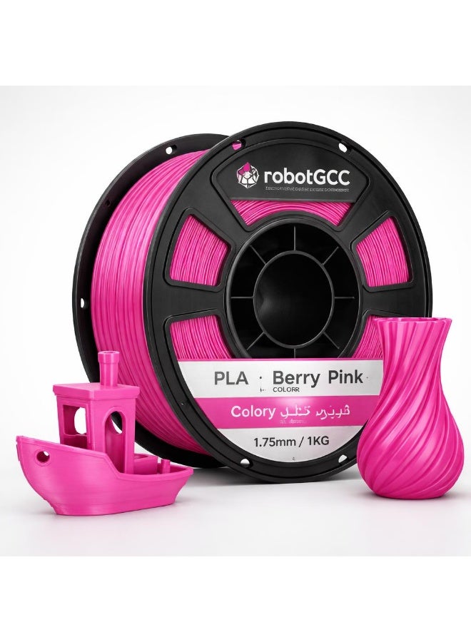 Robotgcc Pla Berry Pink 3D Printer Filament 1.75Mm 1Kg