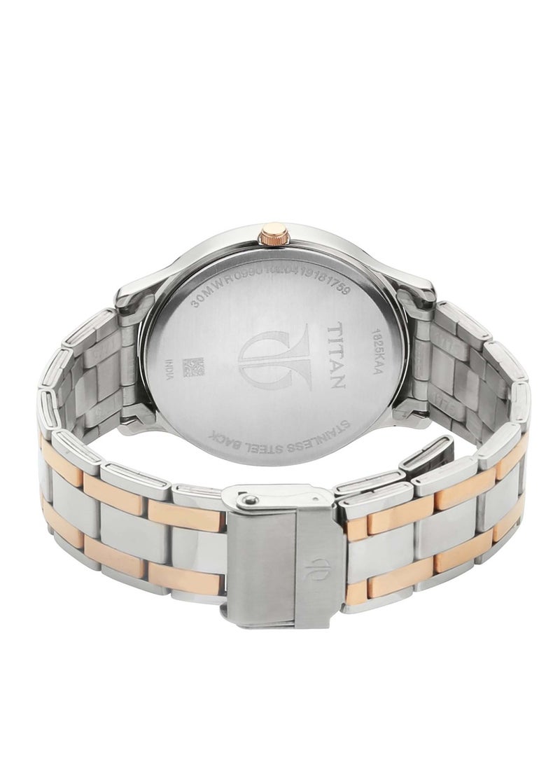 TITAN Titan Quartz Analog with Date Blue Dial Stainless Steel Strap Watch for Men - Image 3