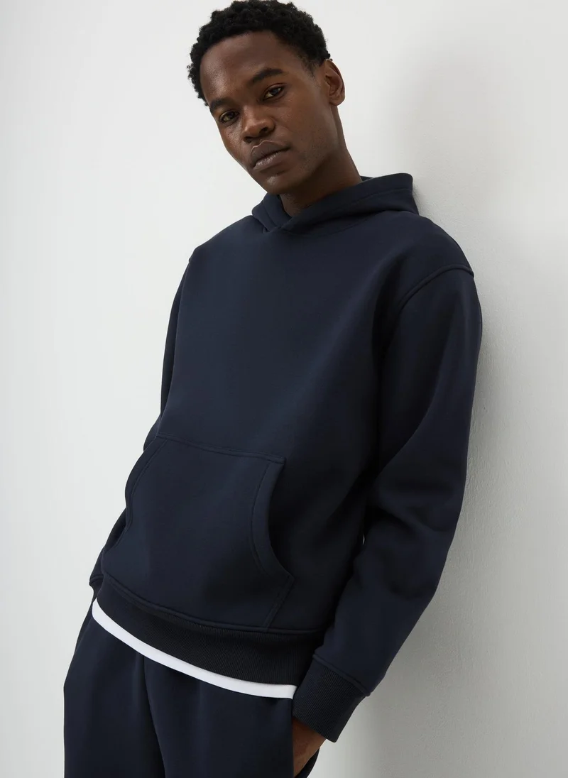 Matalan Navy Relaxed Pull On Hoodie