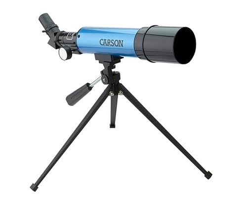 Carson تلسكوب كارسن إيم ريفراكتور نوع 17.5x-80x مع حامل طاولة (MTEL-50) - Image 1
