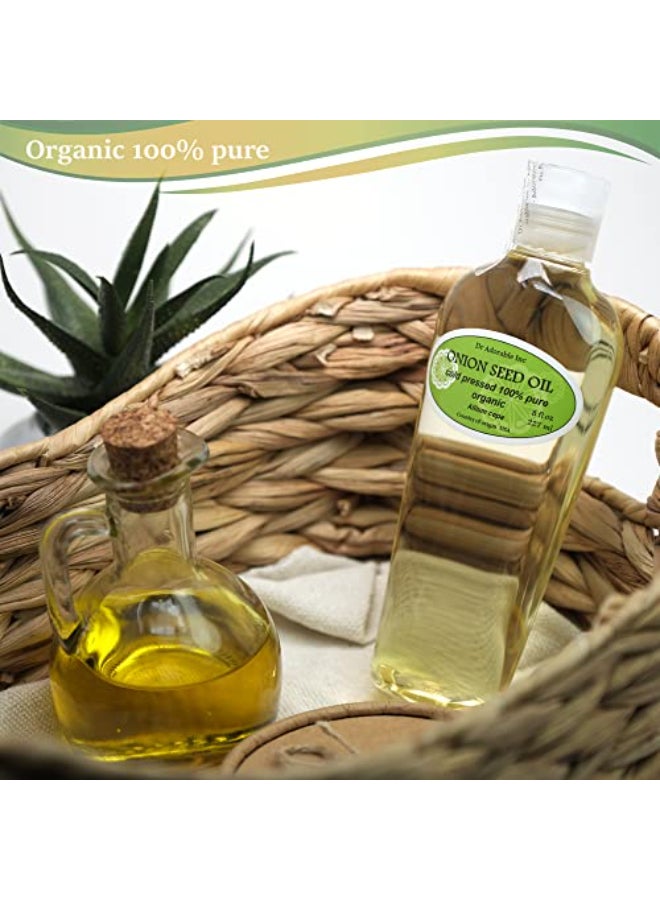 Dr. Adorable Dr Adorable 8 oz Onion Seed Oil 100 Pure Natural Premium Organic Cold Pressed - Image 3