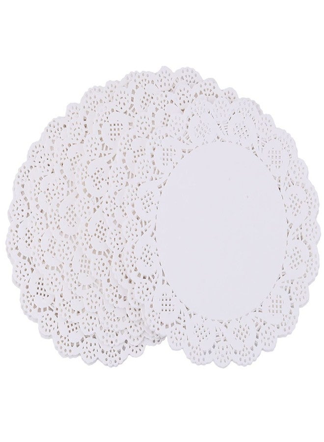 ZOOYOO 100PCS White Lace Paper Doilies 12 inch Round Paper Doilies Disposable Paper Placemats for Cakes, Desserts, Tableware Food Decoration - Image 2
