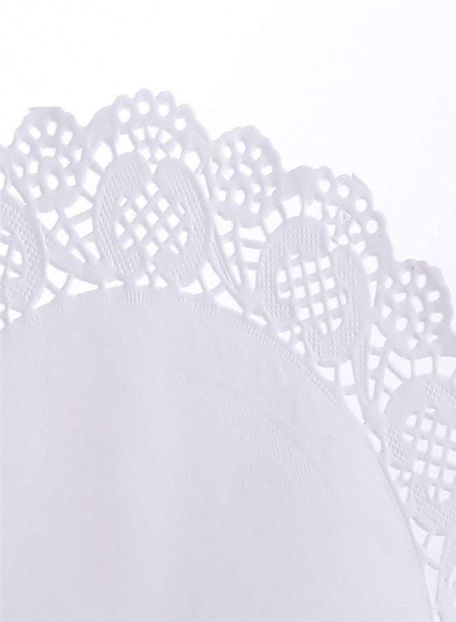 ZOOYOO 100PCS White Lace Paper Doilies 12 inch Round Paper Doilies Disposable Paper Placemats for Cakes, Desserts, Tableware Food Decoration - Image 4
