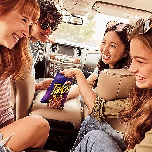 Taki's Takis 18 pc / 1 oz Hero Variety Pack, Assorted Flavored Mixed Rolled Tortilla Chips – (8) Fuego, (6) Blue Heat, (4) Intense Nacho - Image 4