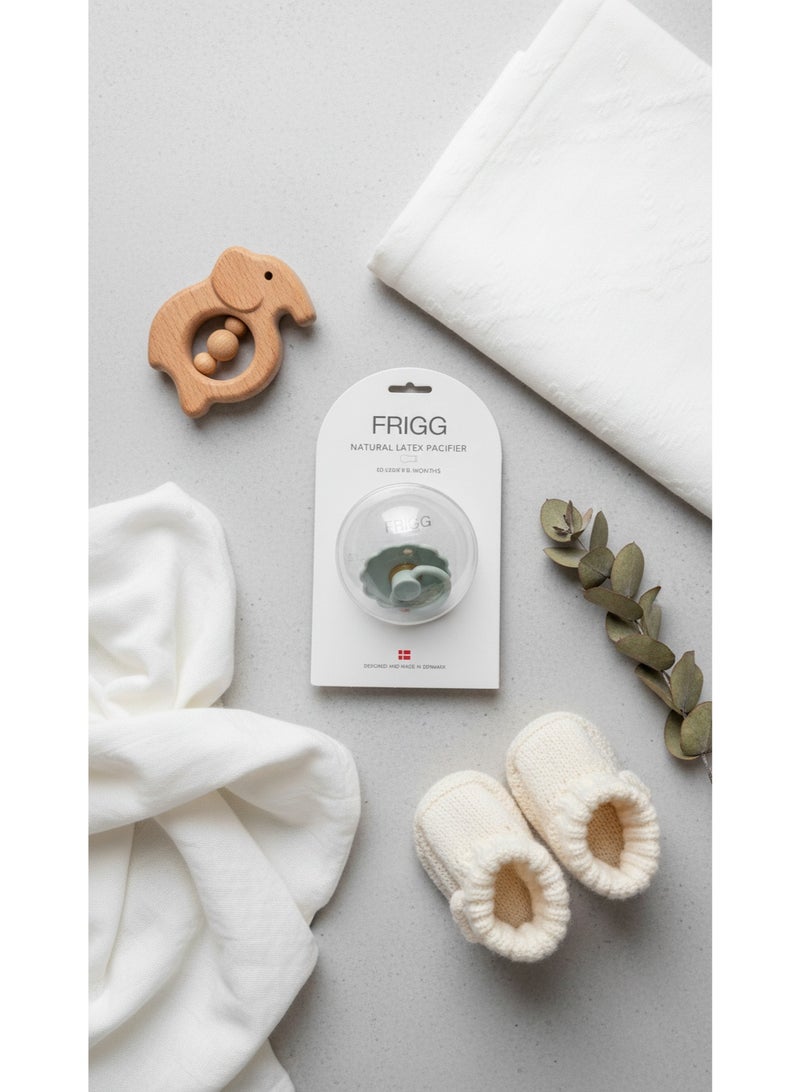 FRIGG Natural Latex Baby Pacifier | Size 1 (0–6 Months) | BPA-Free, Orthodontic Soother | Designed & Made in Denmark - Image 2