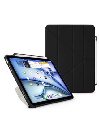 Origami No3 Pencil Case for Apple iPad AIR 11 inch case (2024) M2 iPad Air 10.9 inch (2022/2020) 6th / 5th / 4th Generation Smart Cover with 5 in 1 Stand - Black - pzsku/ZA08304C637F22F90CAA3Z/45/_/1719471906/6b45dbb9-a2fd-4748-91fa-c0ea8ad6e8e2