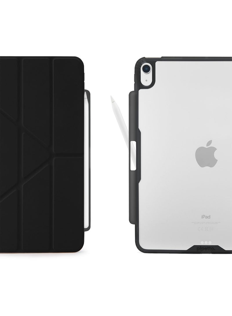 Origami No3 Pencil Case for Apple iPad AIR 11 inch case (2024) M2 iPad Air 10.9 inch (2022/2020) 6th / 5th / 4th Generation Smart Cover with 5 in 1 Stand - Black