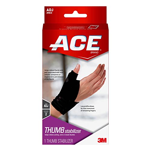 ACE™ Brand Deluxe Thumb Stabilizer, Adjustable, Black, 1/Pack - Image 4