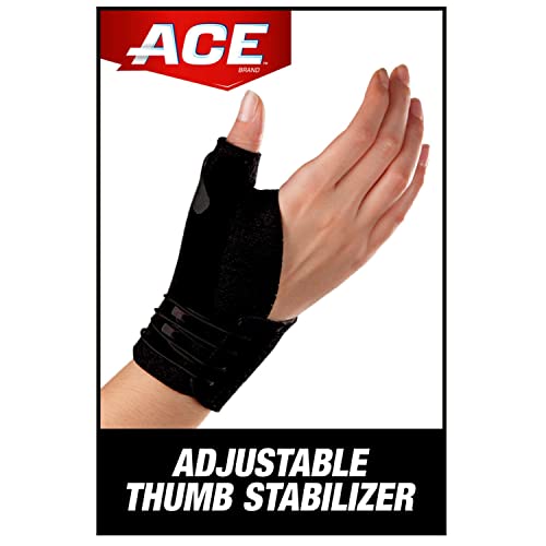 ACE™ Brand Deluxe Thumb Stabilizer, Adjustable, Black, 1/Pack - Image 2