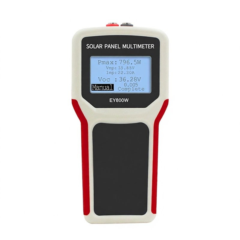 المقياس المتعدد للوحة الشمسية مع الكشف التلقائي عن نقطة الطاقة القصوى EY800W - جهاز اختبار يدوي لعرض جهد الدائرة المفتوحة لنقطة الطاقة القصوى للوحة الشمسية الفوتوفولتية - Image 1