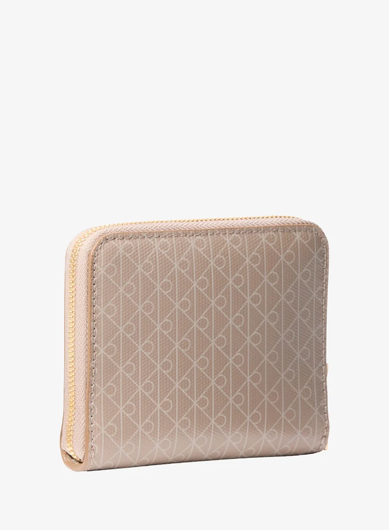 CALVIN KLEIN Emblem Square Zip Around Wallet