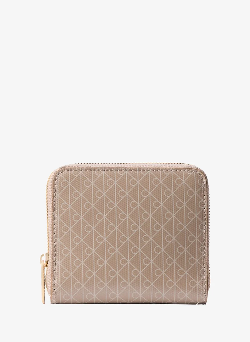 CALVIN KLEIN Emblem Square Zip Around Wallet