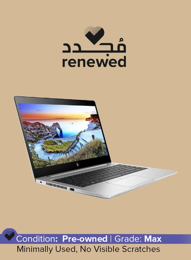 HP تم تجديده - كمبيوتر محمول EliteBook 840 G5 بشاشة 14 بوصة، معالج Intel Core i7-8650U/ذاكرة وصول عشوائي 16 جيجابايت/محرك أقراص SSD سعة 512 جيجابايت/نظام التشغيل Windows 10 - Image 1