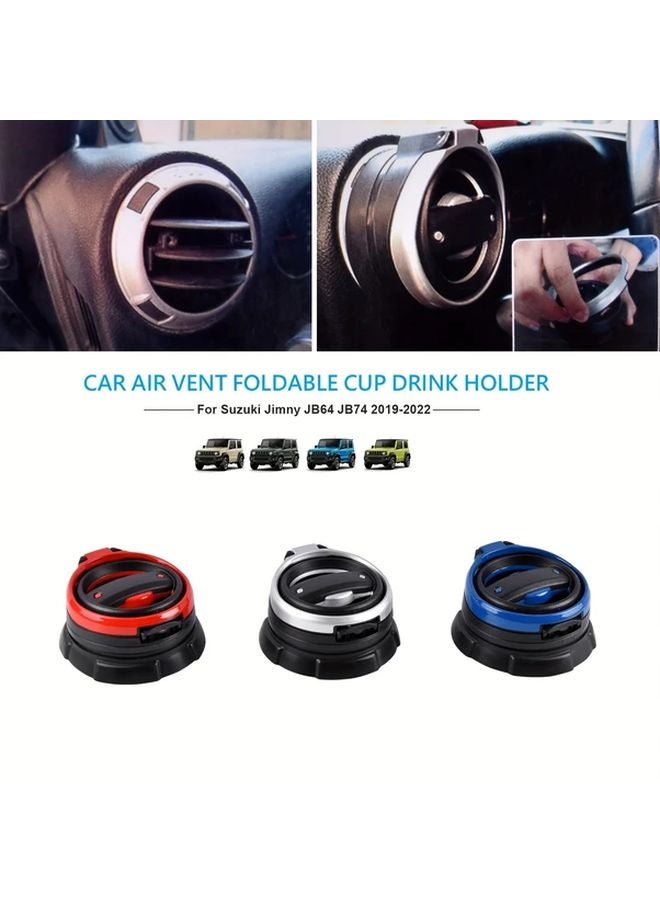 Red ABS Folding Cup Holder For Suzuki Jimny JB64 JB74 2019 2025 - Image 1
