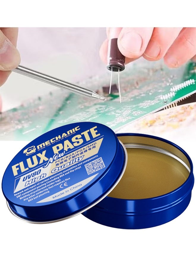 MECHANIC UV80 No-Clean Soldering Solder Paste Flux For Electronics PCB BGA PGA SMD Welding Tool - Image 1