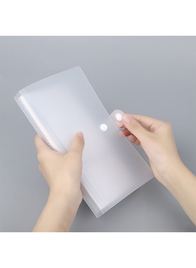 Transparent Business Card Holder 120 Slots Clear - Image 4