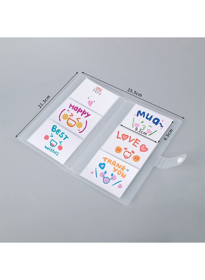 Transparent Business Card Holder 120 Slots Clear - Image 5