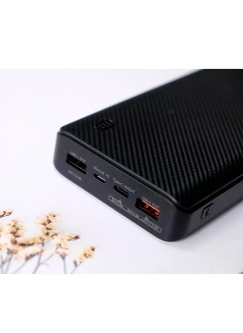 Orico - OCF20 18W 20000mAh USB-A & Type-C & Micro B Smart Power Bank - Image 1