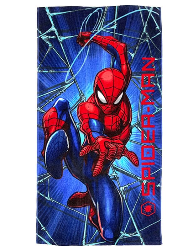 Athom Living Marvel Spiderman Kids Bath Towel 350 GSM 60x120 cm - Image 3