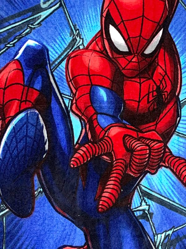Athom Living Marvel Spiderman Kids Bath Towel 350 GSM 60x120 cm - Image 5