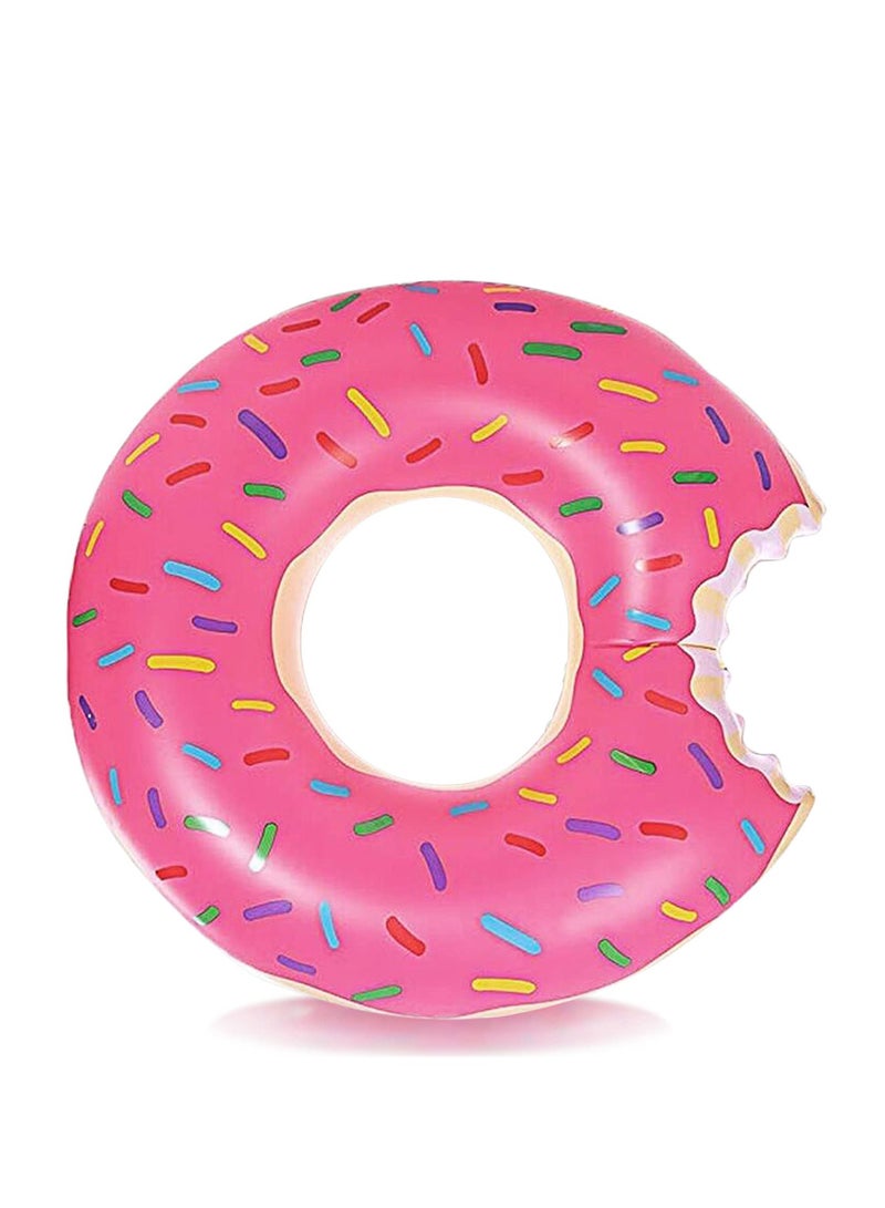 كول بيبي دونات بركة عملاقة نفخ تعويم السباحة حلقة كبيرة الحجم الصيف أنبوب ألعاب مياه العملاق متجمد دونات بركة تعويم - Image 1
