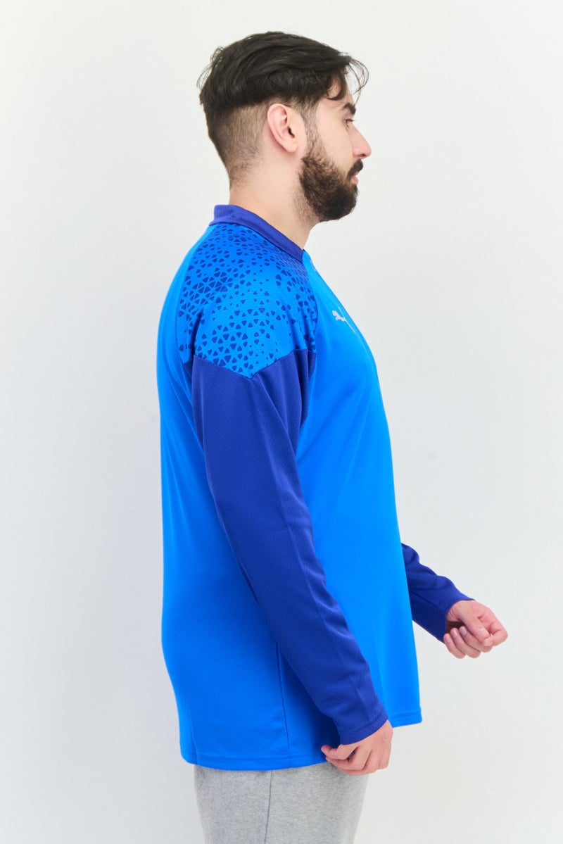 PUMA Men Sportswear Fit Long Sleeves Training T-Shirt,Blue - Image 4