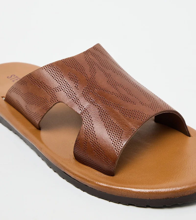ستيف مادن Sandals-Casual Brown Men's Sandals