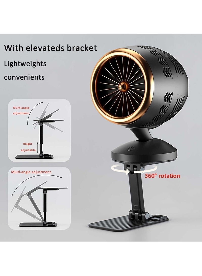 Mini Desktop Cooker Hood With 360° Swivel Adjustment Bracket Powerful Extraction Mobile Cooker Hood Quiet Operation For Home Kitchen - Image 4