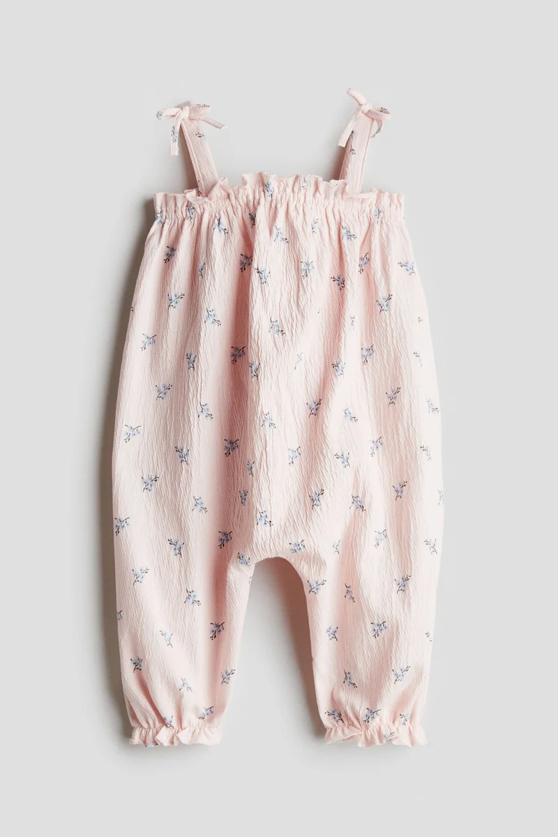 H&M Crinkled romper suit