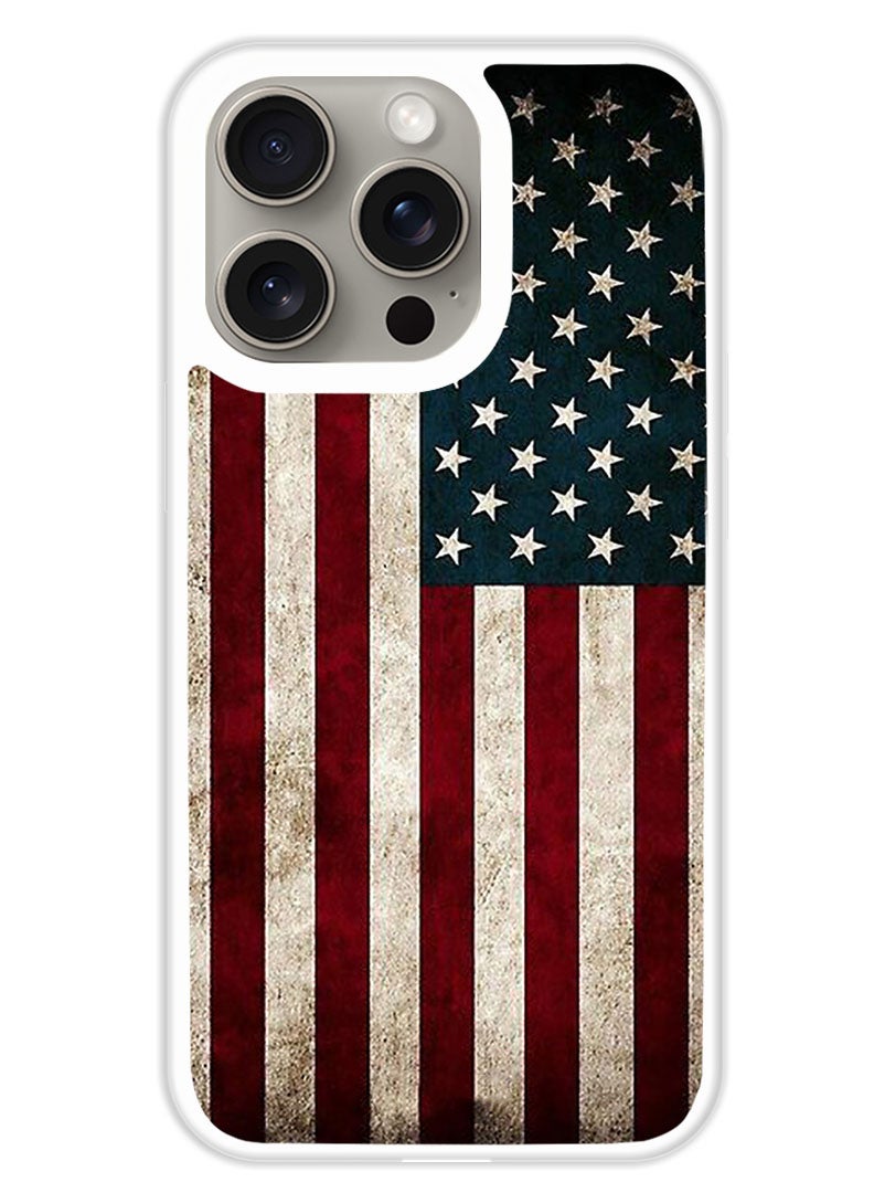 Theodor Protective Case Cover For APPLE IPHONE 15 Pro USA (White Bumper) - Image 1