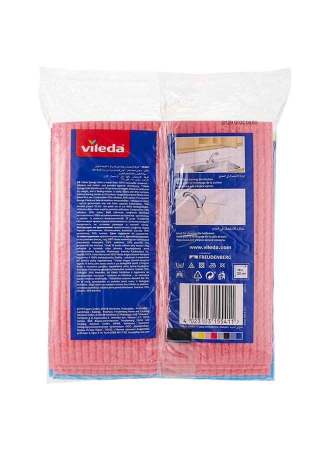 Vileda 10-Piece Sponge Cloth Multicolor - Image 3