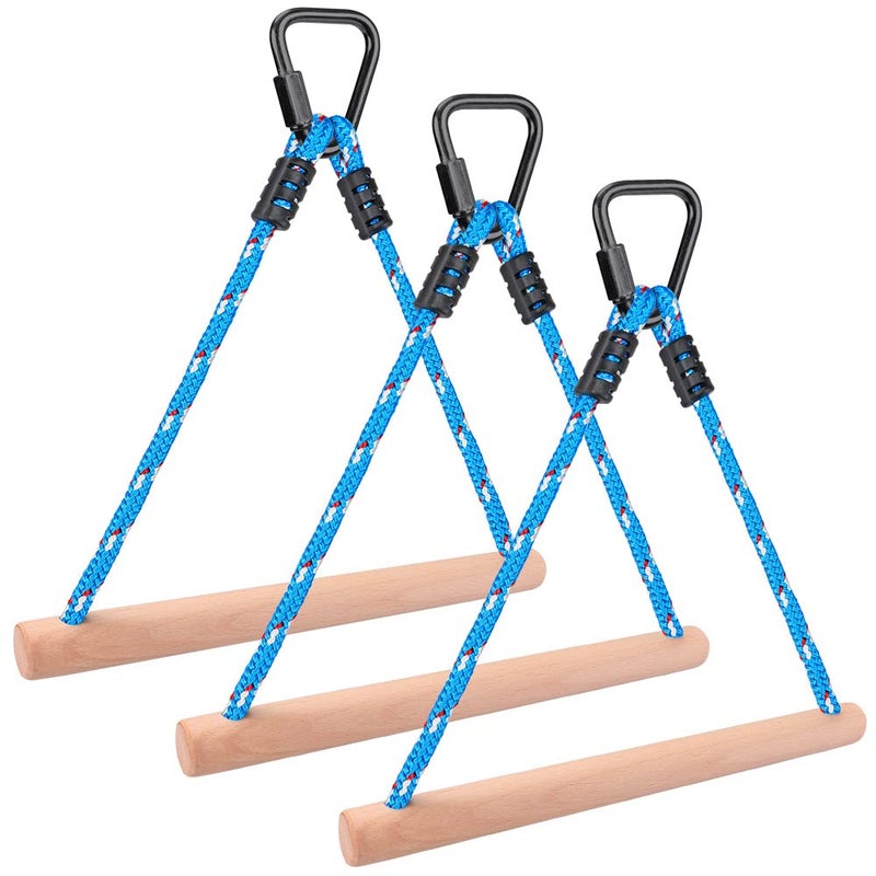 BeneLabel 3 Ninja Monkey Bars Obstacle Obstacle Course Bars Outdoor Play Set Swing Accessory Set Obstacle Course for Training Equipment Great for Kids and Youth 250LB Capacity - Image 2