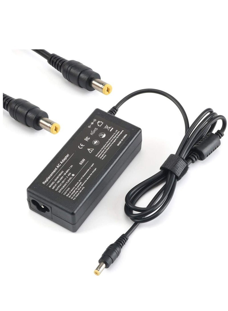 19V 3.42A 65W AC شاحن بديل لشركة Acer Aspire 5 E15 V5 V7 V3 R3 R7 S3 E1 M5 Series E5-575 5250 5253 5336 5349 5532 5534 5552 5560 5733 5742 5750 6423 7560 سلك إمداد اللاب توب - Image 2