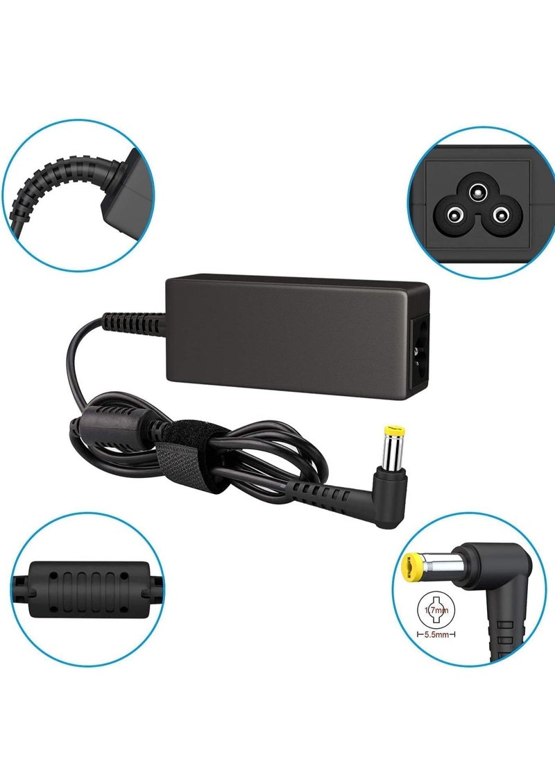 19V 3.42A 65W AC شاحن بديل لشركة Acer Aspire 5 E15 V5 V7 V3 R3 R7 S3 E1 M5 Series E5-575 5250 5253 5336 5349 5532 5534 5552 5560 5733 5742 5750 6423 7560 سلك إمداد اللاب توب - Image 3