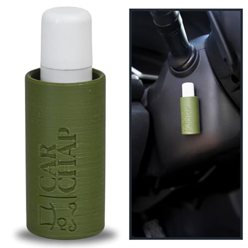 Car Chap CarChap Original Car Lip Balm Holder, Lip Gloss Holder for Car, Mess Free in the Heat. Featured in Car and Driver. USA Made, Patent Pending. Interior Car Accessories for Women and Men [PINK] - Image 1