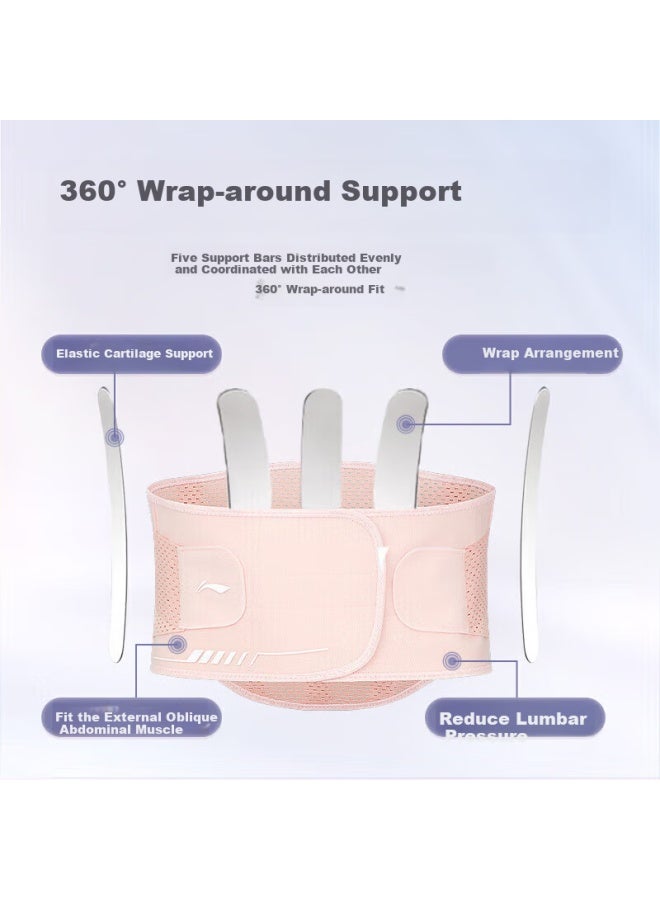 Li-Ning Li-ning Waist Belt For Lumbar Disc Protrusion Lumbar Muscle Strain Waist Belt Sedentary Protection Waist Belt Artifact Women's Special Lumbar Disc Protection Waist Sore Waist Support Lightweight Summe  - Image 5