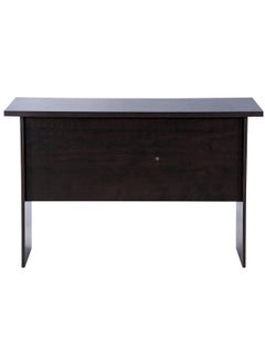 AL WADI FURNITURE Compact 3 Drawer Top Lockable Wooden Office Desk Office Table Computer Table, Dark Oak - 115L x 55W x 75H cm  - Image 3