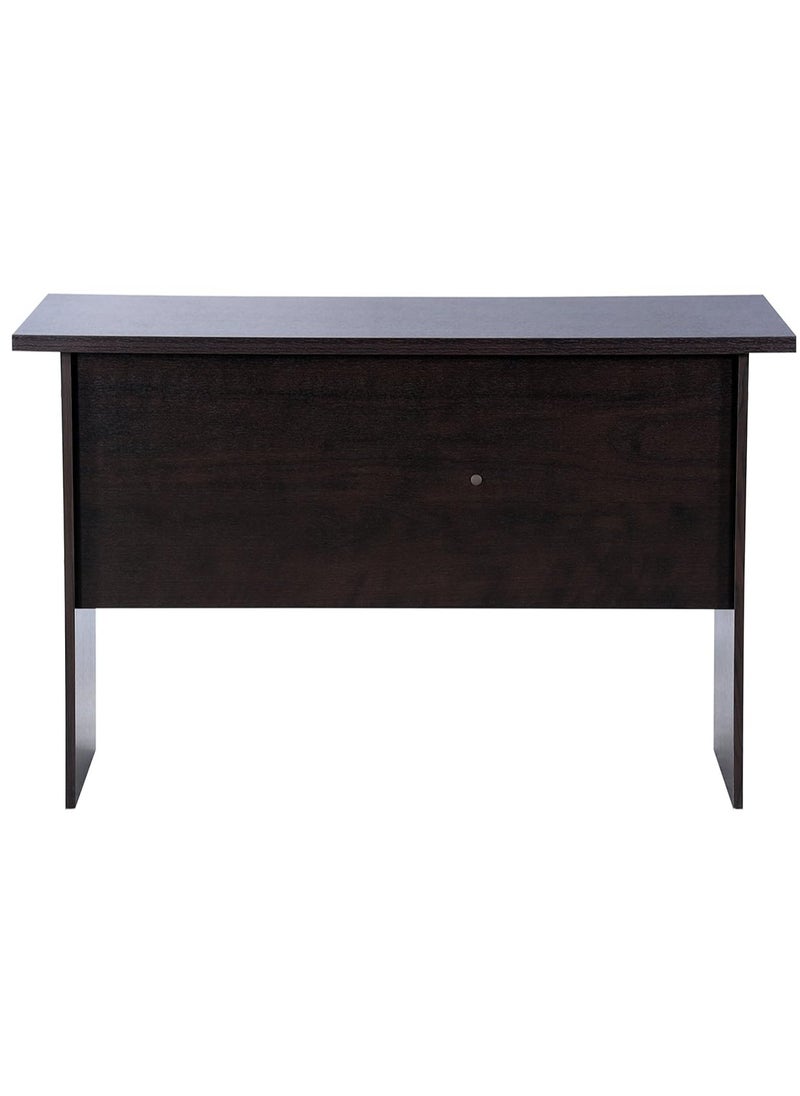 AL WADI FURNITURE Compact 3 Drawer Top Lockable Wooden Office Desk Office Table Computer Table, Dark Oak - 115L x 55W x 75H cm  - Image 3