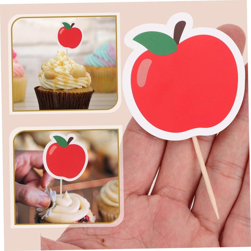 School Cake Picks 45 قطعة علاقات كب كيك إبداعية لإمدادات حفلات أعياد الميلاد وزينة الاحتفالات - Image 4