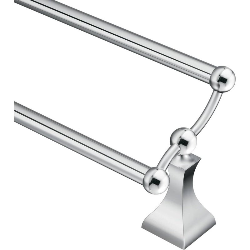 Moen DN8322CH Retreat 24-Inch Double Towel Bar, Chrome - Image 5