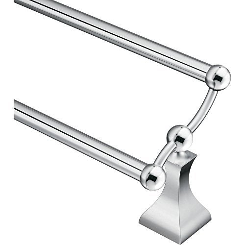 Moen DN8322CH Retreat 24-Inch Double Towel Bar, Chrome - Image 1