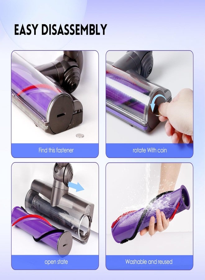 OTTWL Quick-Release Replacement Head Kit Compatible with Dyson V7 V8 V10 V11 V15 Cordless Vacuums for Hardwood Floor Carpets with Flexible Extension Hose and Dust Brush - Image 5