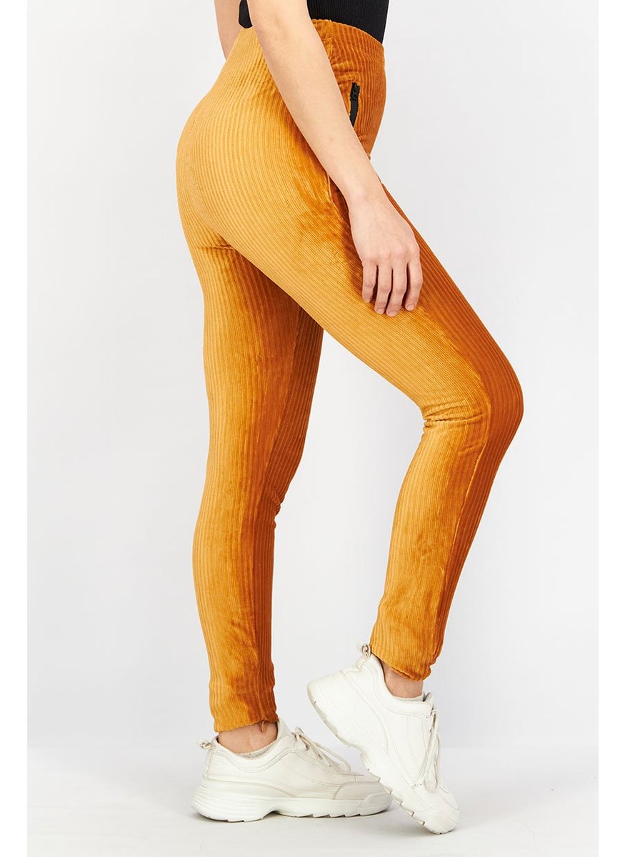 Juicy Couture Women Regular Fit Textured Pull On Pants, California Sunrise  - Image 2