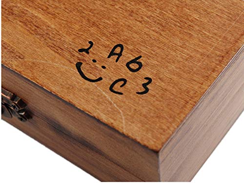 YPSelected Set of 70pcs Vintage Style Wooden Rubber Alphabet Letters Number Symbol Stamps (Cursive Script) - Image 5