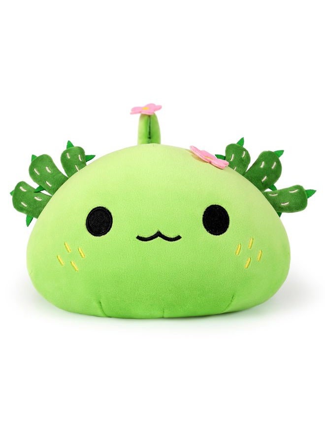 Onsoyours Cute Axolotl Plush, Soft Stuffed Animal Salamander Plush Pillow, Kawaii Plushie Toy for Kids (Axolotl Cactus, 13") - Image 2