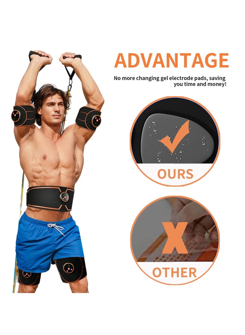 KASTWAVE - ABS Stimulator, Ab Machine, Abdominal Toning Belt Muscle Toner Fitness Training Gear Ab Trainer Equipment for Home - Image 1