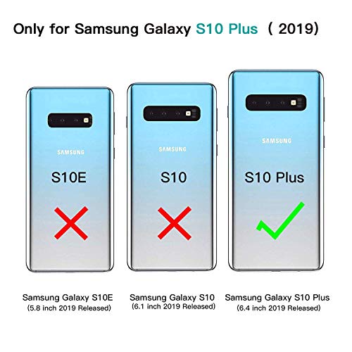 REALCASE Polycarbonate, Thermoplastic Polyurethane Hybrid Shockproof Armor Defender Back Case for Samsung Galaxy S10 Plus (R-Gold) - Image 5