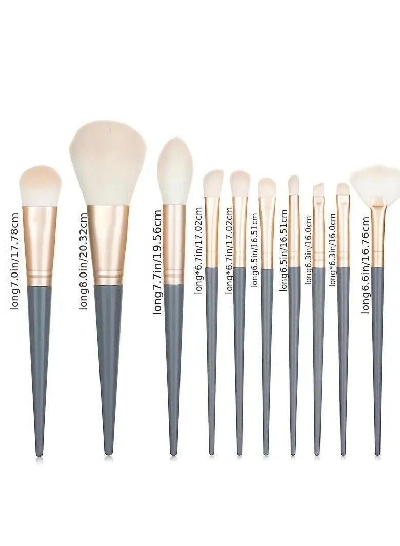 أوريتي 10pcs قسط فرشاة المكياج المهنية مجموعة مع حالة التخزين - Image 5